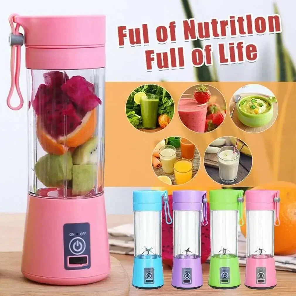 Kitchen Gadgets Juicer - Портативная мини-электрическая соковыжималка с зарядкой через
