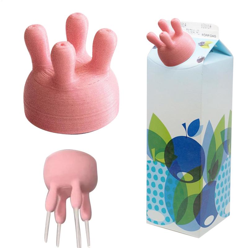 Kitchen Gadgets To 3D Print - Крышка от бутылки молока, картонная крышка
