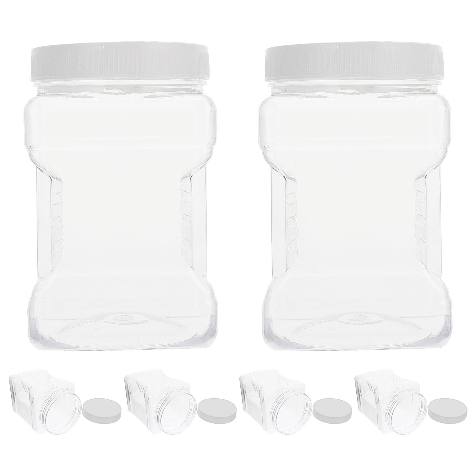 6 шт. прозрачных квадратных пл – обзор и цена Food Storage Containers
