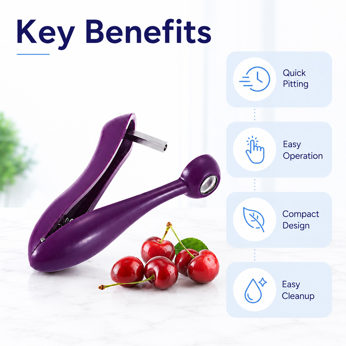 Ручной инструмент для удаления – обзор и цена Cherry Pitter Tool