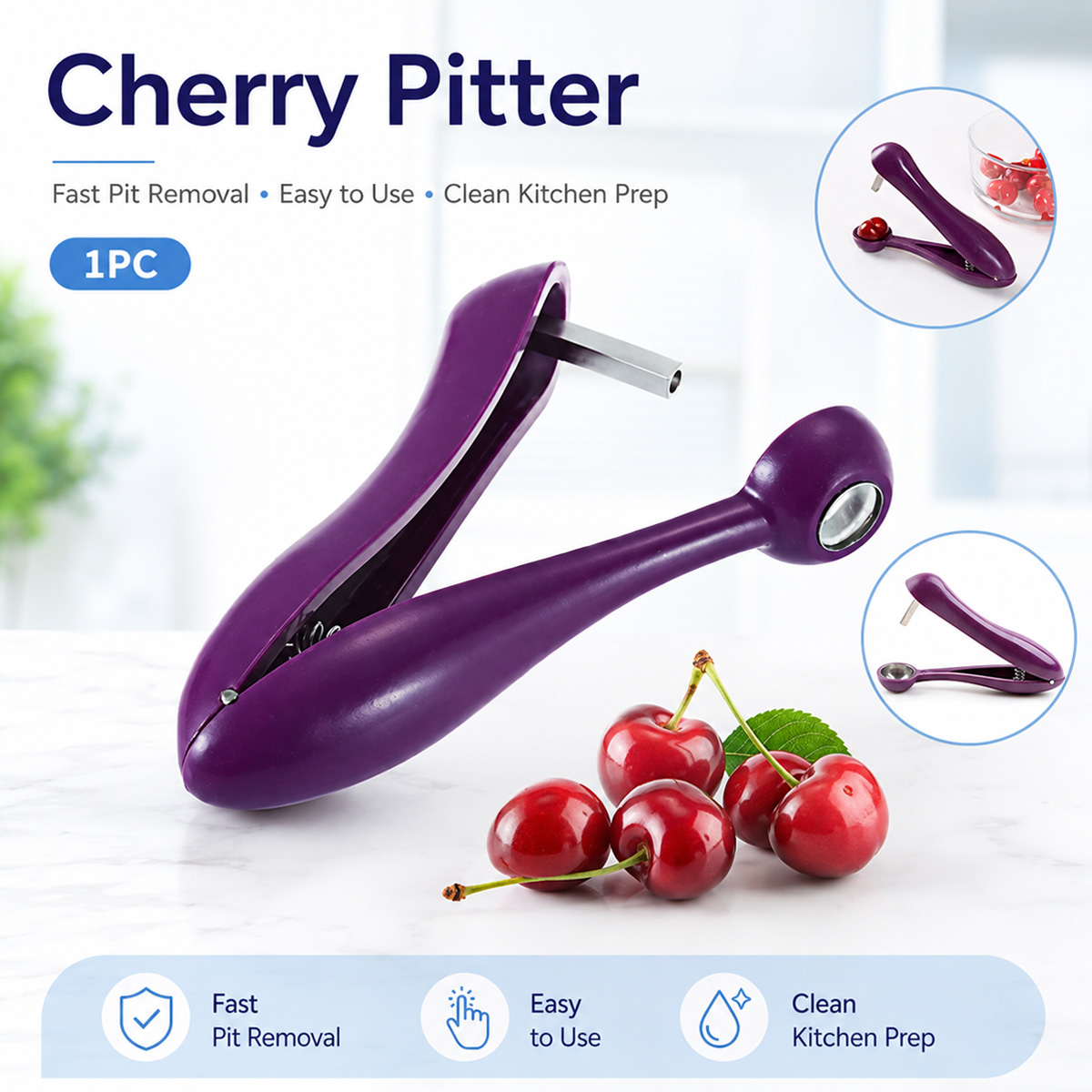 Ручной инструмент для удаления – обзор и цена Cherry Pitter Tool