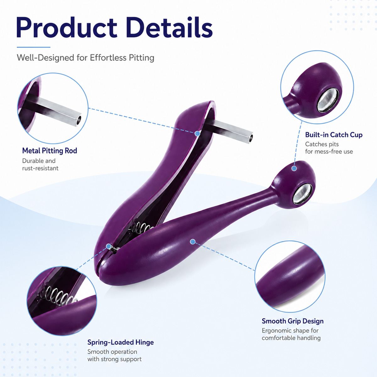Ручной инструмент для удаления – обзор и цена Cherry Pitter Tool